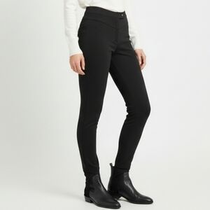 Ancona XS Black Stirrup Pants Size 10R (Fits Like Sz 2) Equestrian Ski Italy VTG